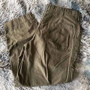 Uniqlo Baker Pants (wide fit, olive, waist 32)